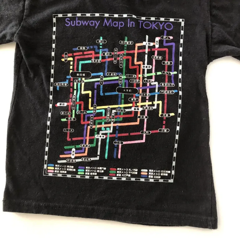 Tokyo Subway Map Tee - Picture 2 of 6
